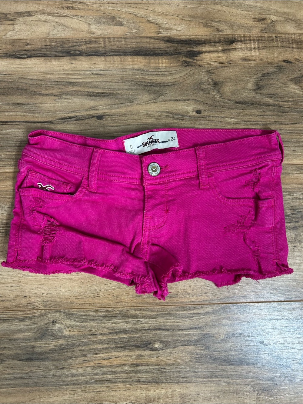 rare y2k vintage lowrise hollister micro shorts